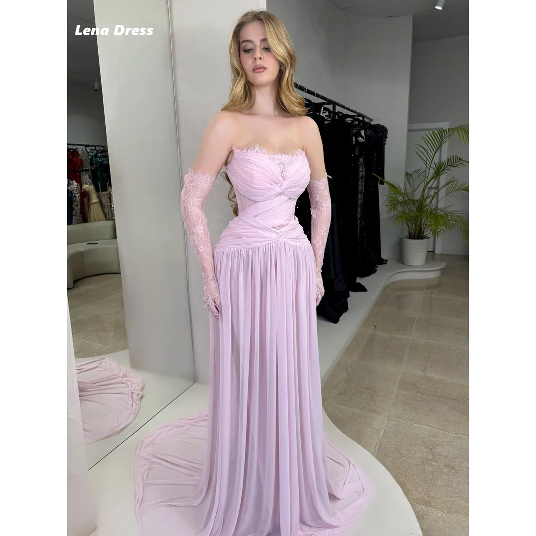 

Chiffon Custom Dress Dresses for Special Occasions Fish Tail Prom Luxury Dresses Customized Women's Evening Dress Sleeveless