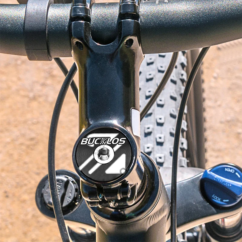 BUCKLOS Aluminum Alloy MTB Bicycle Headset Expander Plug Bike Fork Steering Bearing Headset Top Cap with Bolt Cycling Parts