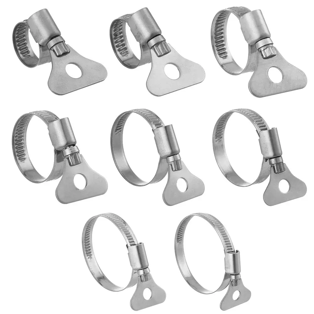 1Pcs New Useful Repair Tool Sealing Hardware Handle T Bolt Pipe Clip Stainless Steel Hose Clamps