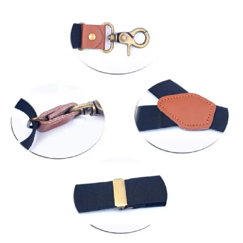 Винтажные мужские подтяжки, новые подтяжки с 3 крючками, мужские подтяжки для брюк, повседневные мужские подтяжки для брюк, модные регулируемые женские подтяжки