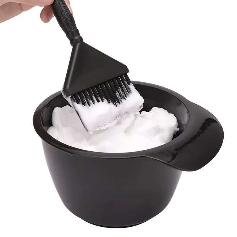 2Pcs Set Professional Hair Dye Color Brush Bowl Dye Mixer Hair Tint Dying Coloring Mixing Bowls Hairdressing Styling Tools