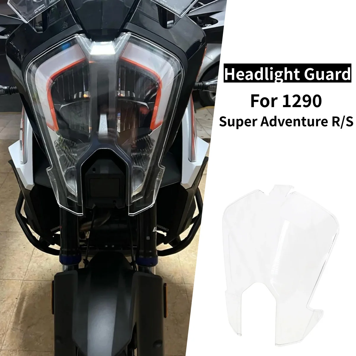 

Motorcycle ABS Headlight Guard Protector Head LIght Cover For 1290 Super Adventure R 1290 SUPER ADVENTURE S 2021 2022 2023 2024