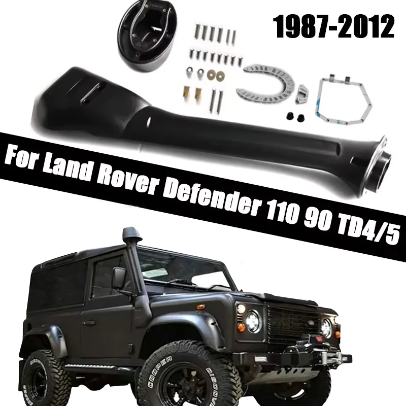 

Аксессуары для бездорожья 4x4, комплект впускной трубки для воздушного баран для Land Rover Defender 110 90 TD4/5 1987-2012, автозапчасти, шланг для дыхания