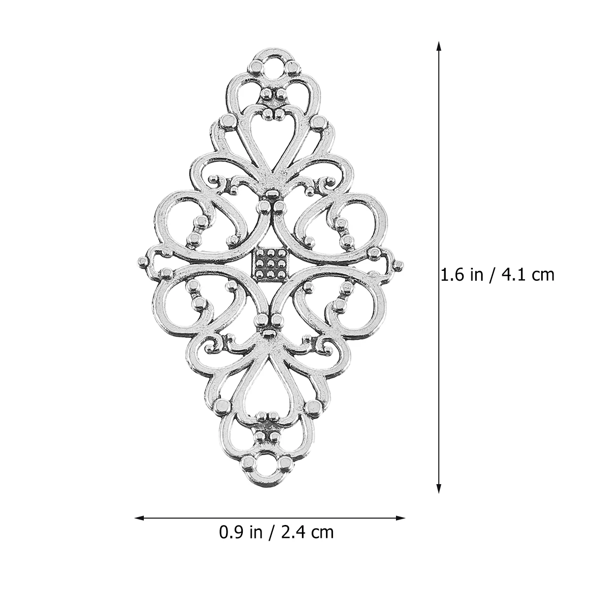 

40pcs Vintage Alloy Jewelry Accessories for Necklace Bracelet DIY Craft Project Supplies Metal Charm Decorations Jewlery Baby