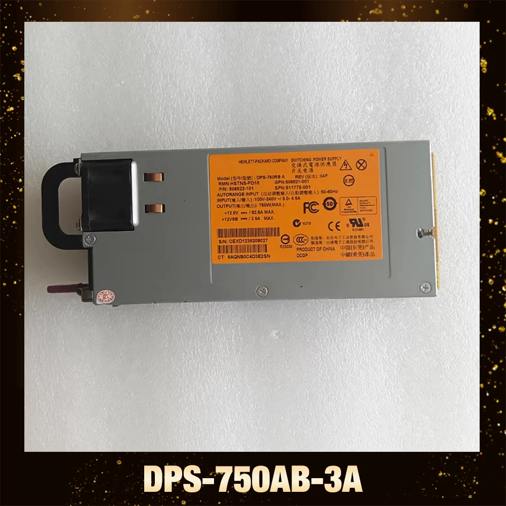 

Для H-P DL380P 360E G8 Gen8 750 Вт платиновый блок питания DPS-750AB-3A