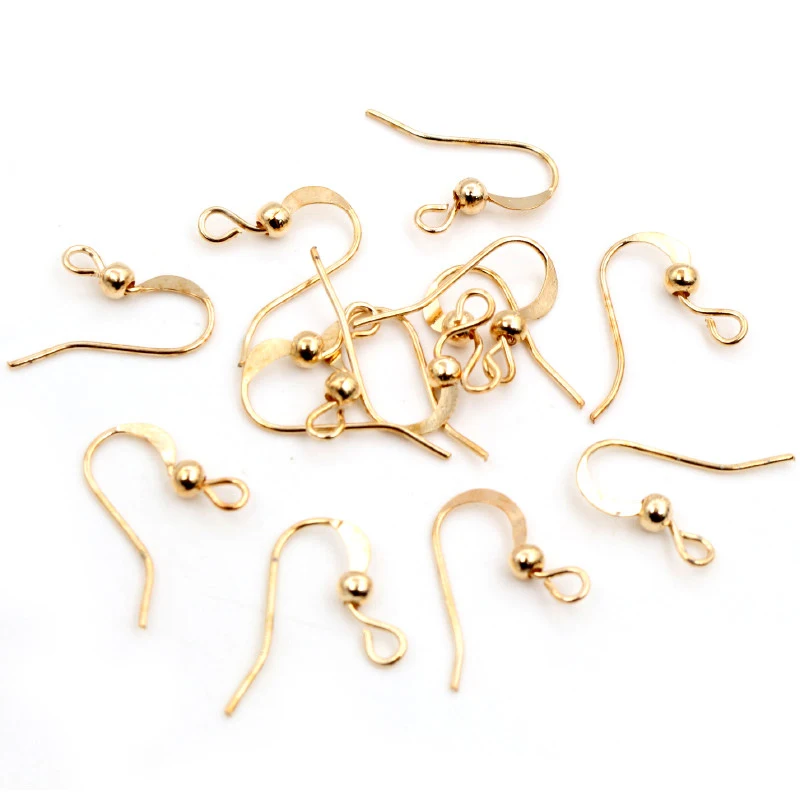 100pcs/lot 19x18mm DIY Earring Findings Earrings Clasps Hooks Fittings DIY Jewelry Making Accessories Brass Hook Earwire Jewelry