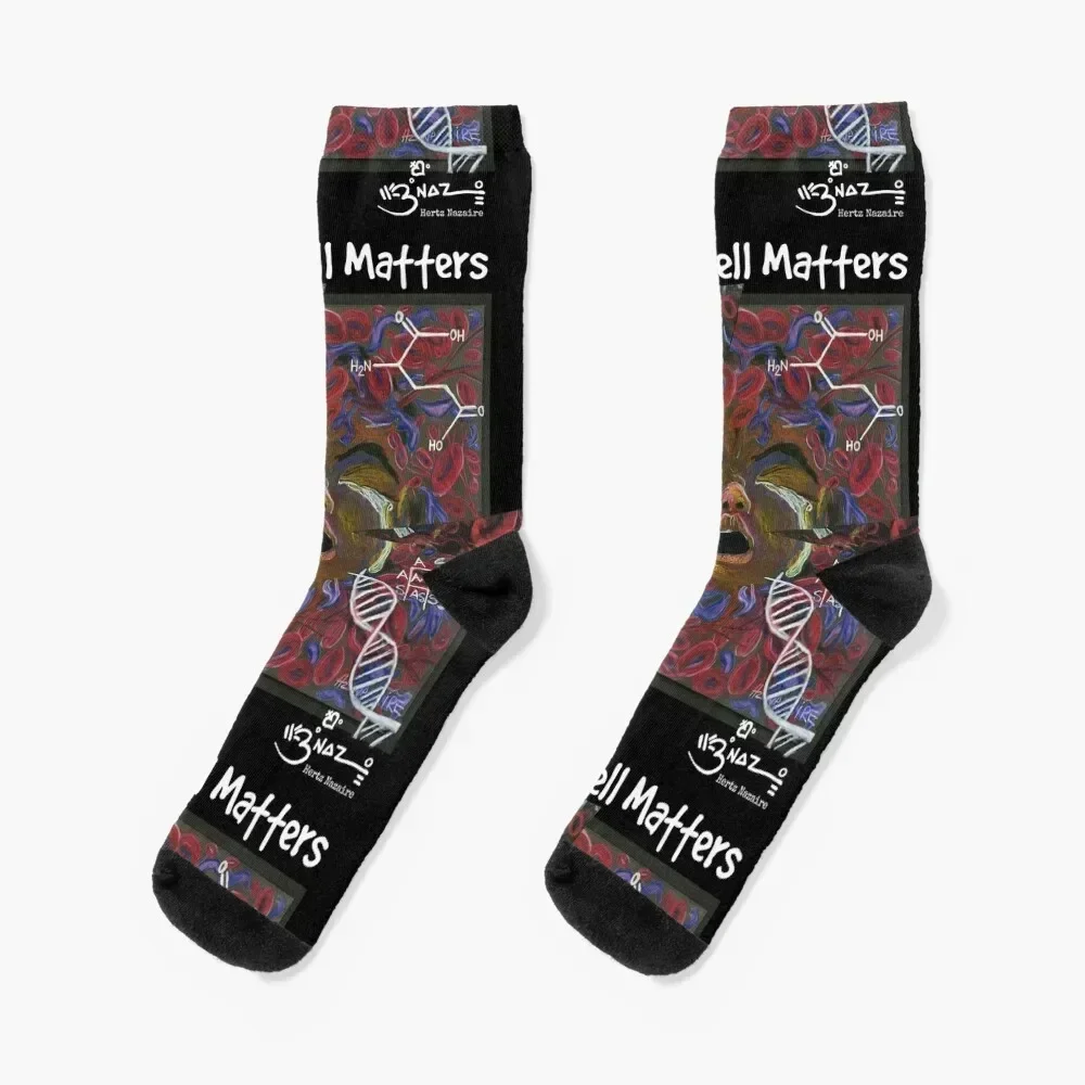 

Sickle Cell Matters Socks custom men cotton high quality shoes Socks For Girls Men's