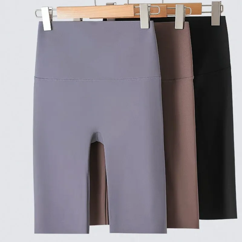 

Pants Thin Style Suitable Sports Fitness Cycling Running Shark-style Pants Summer High Waist with Fitted Belly Making Slimmer