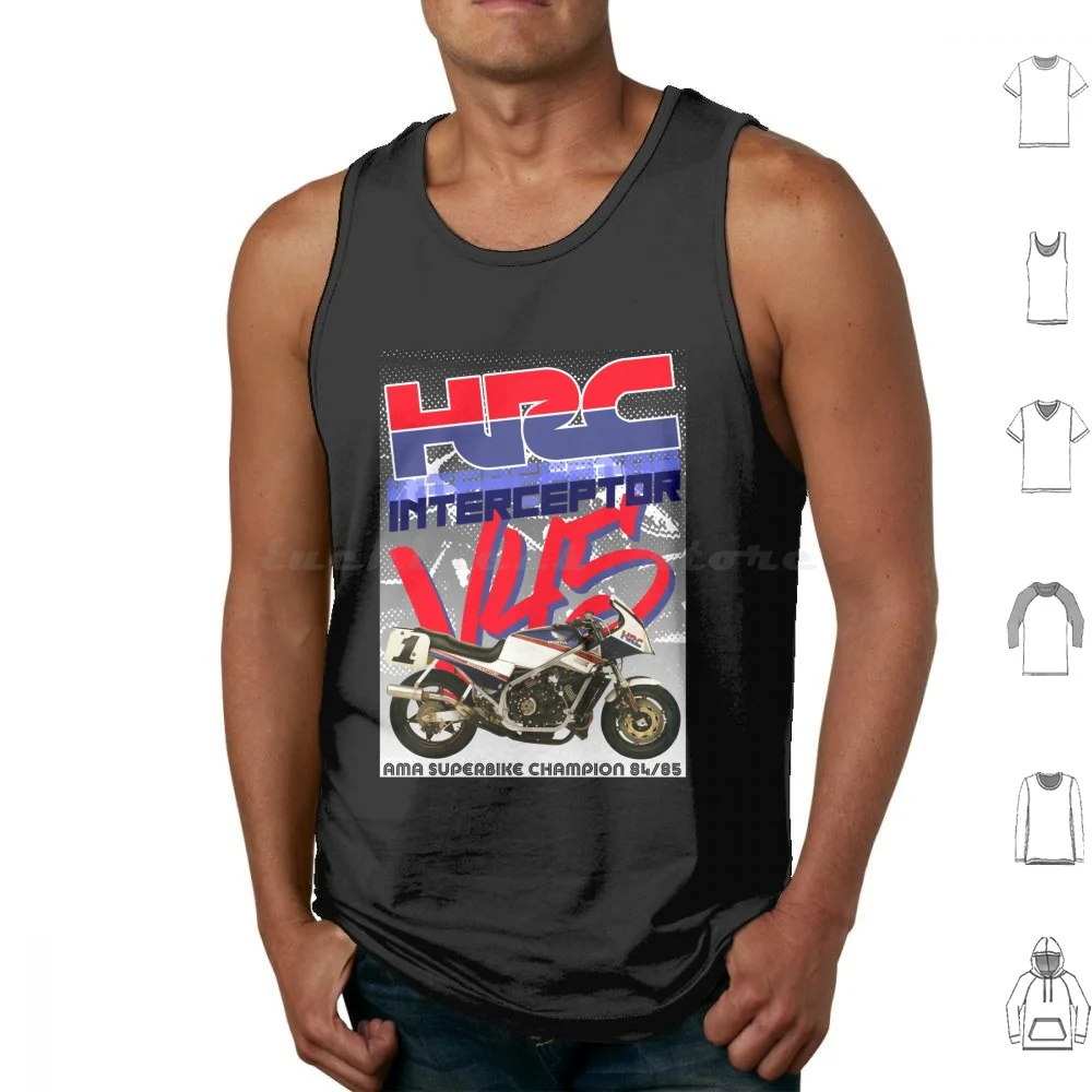 Camisetas sin mangas con gráfico bonito Vf750f Interceptor para hombre y mujer, regalo gráfico bonito Vf750f Interceptor para hombre y mujer, camisetas sin mangas con gráfico bonito Vf750f Interceptor para hombre y mujer