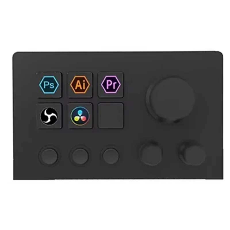 For Streamdeck Global Version Live Editing Design For Stream Deck Screen Knob Desktop Integrated Console Mini Visual Keypad