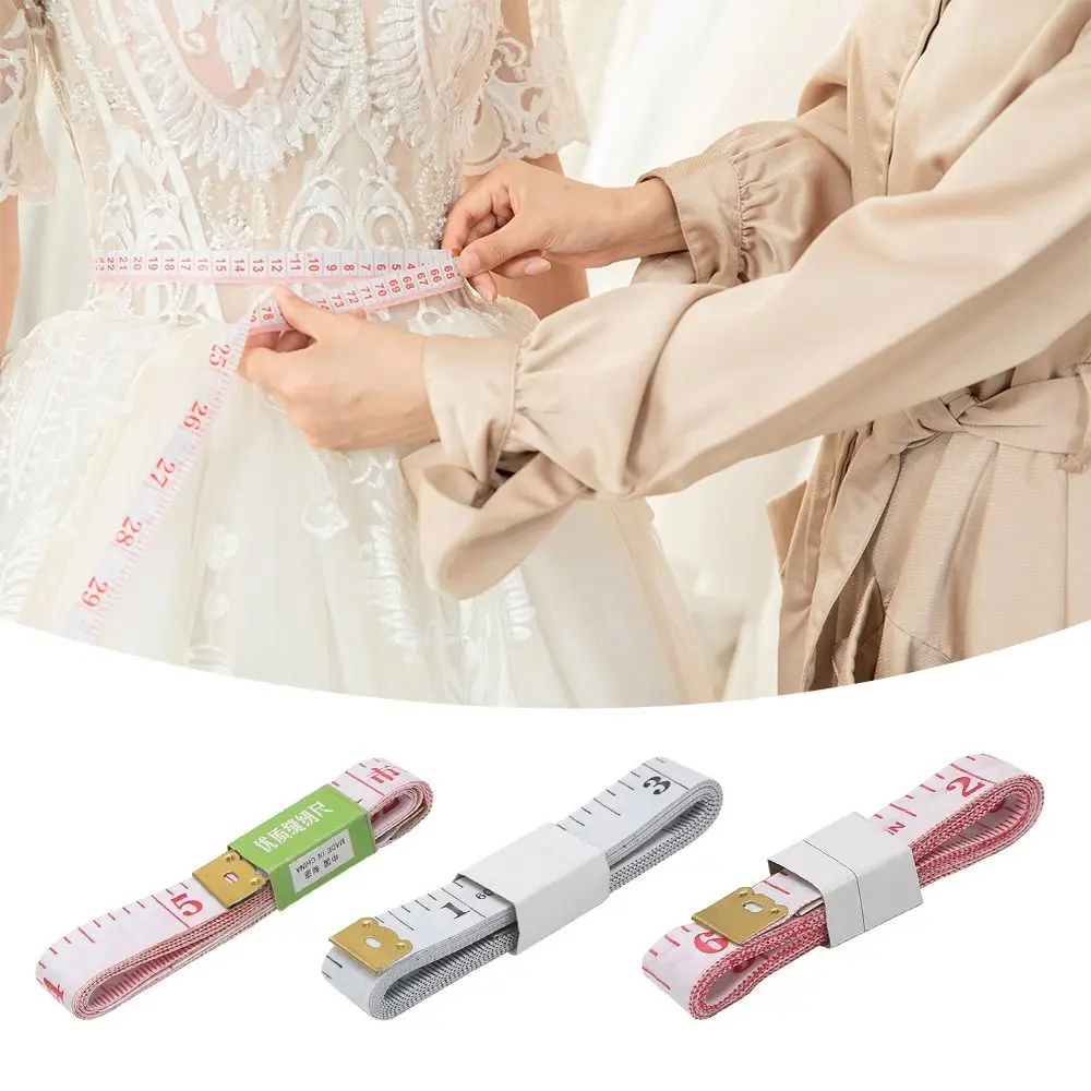 New 60in Soft Tape Measures Double Scale Mini Body Measuring Ruler Flat Ruler