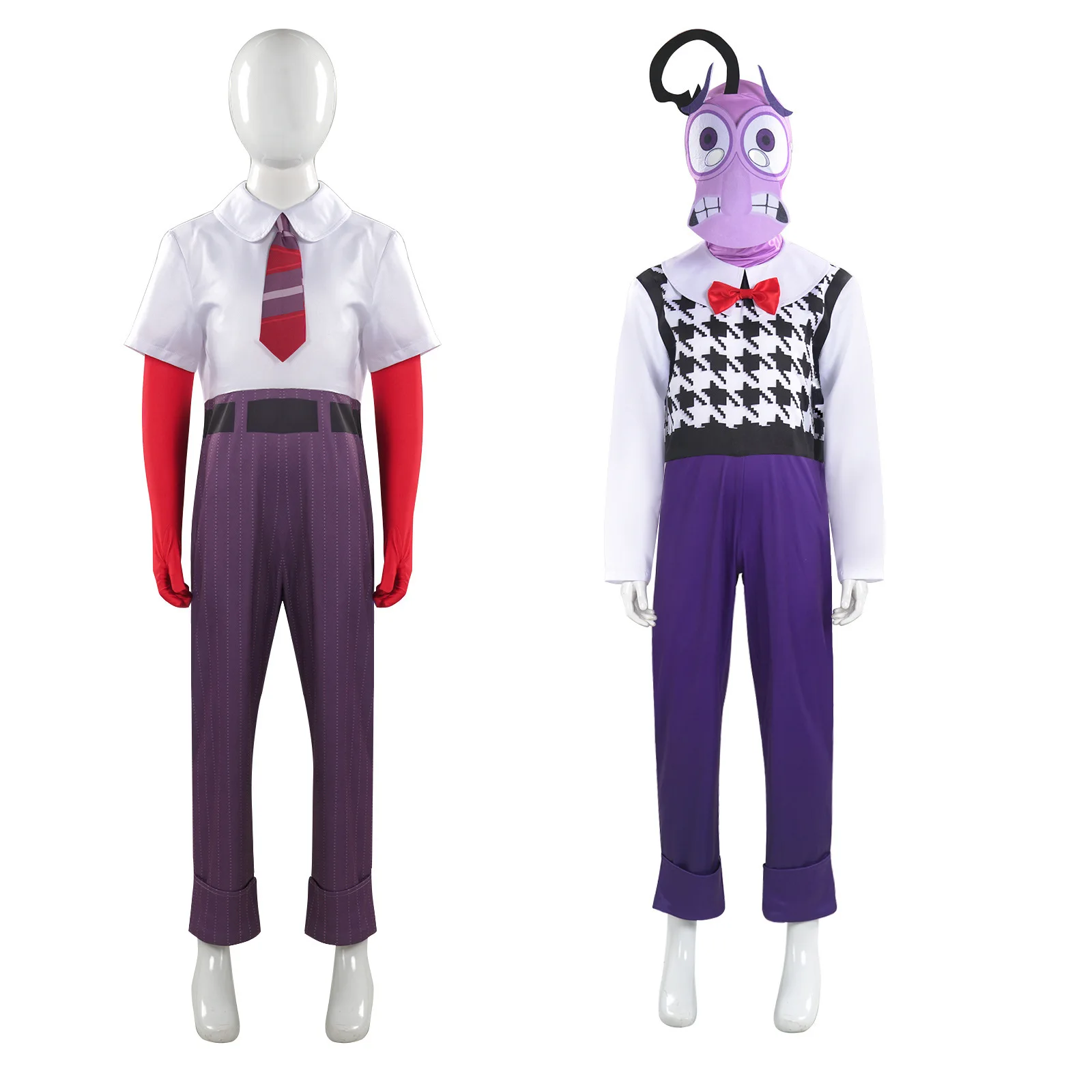 

Role-playing Cosplay Costumes Halloween Stage Performance Outfits Inside Out 2 - Fear - Anger