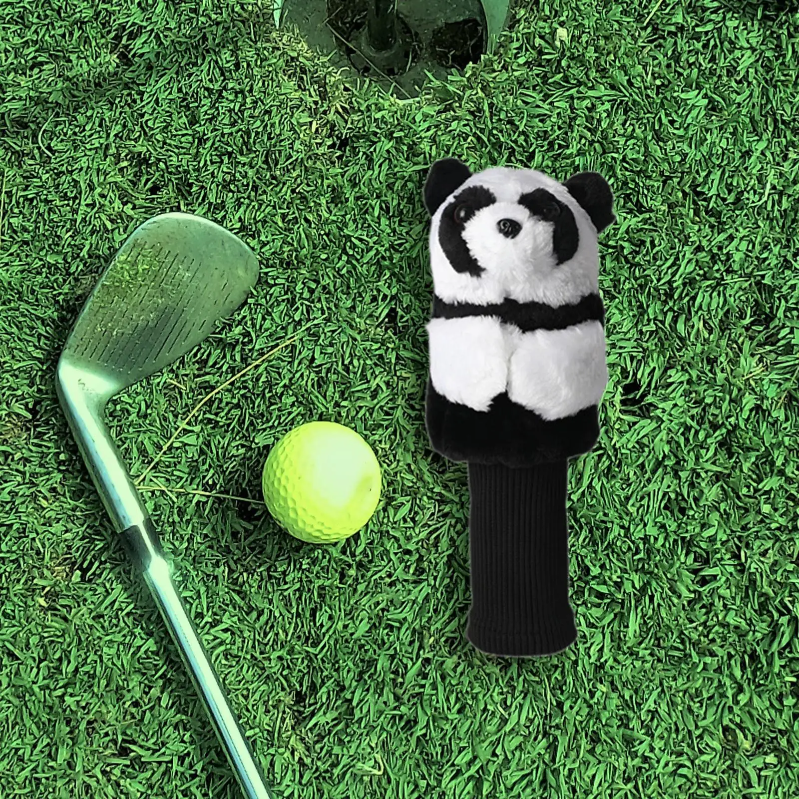 Little Panda Golf Wood Headcover Gift Sleeve for Parks Practice Golf Courses