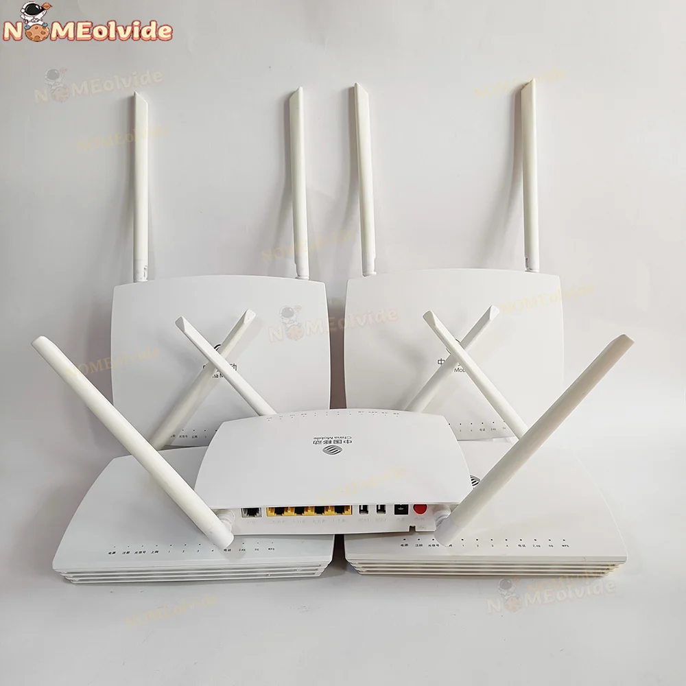 Angielski GM620 ONU z drugiej ręki 1GE + 3FE WLAN + 2.4g i 5g WIFI AC GPON GM620 ONU ONT FTTH optyczny Router angielska wersja bez zasilania