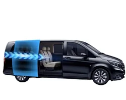 The automatic switch is equipped with intelligent electric middle door , anti-pinch silent operation for  VITO side door