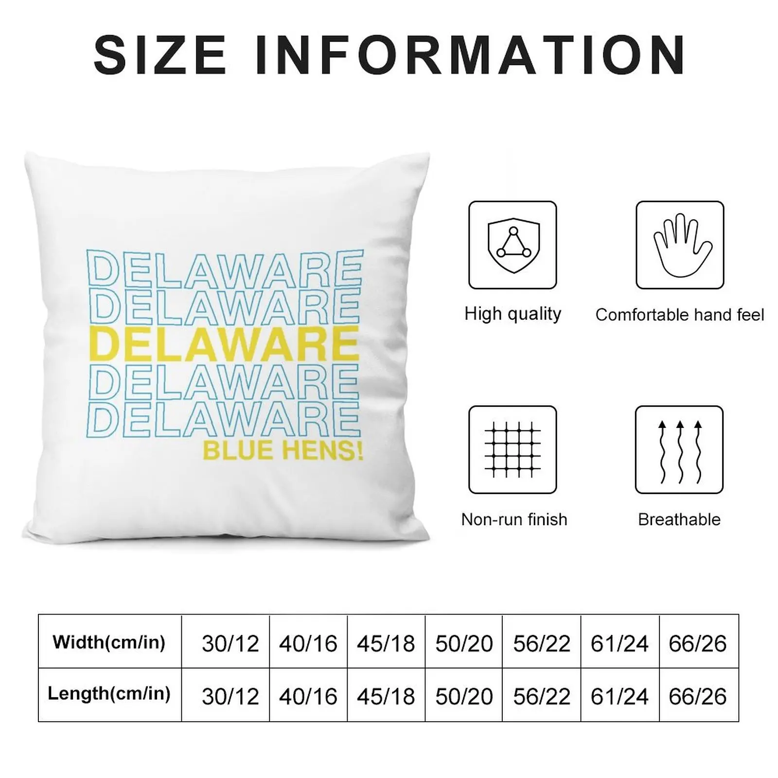 Delaware Shopping Bag Throw Pillow Christmas Covers pillowcases for sofa cushions pillow