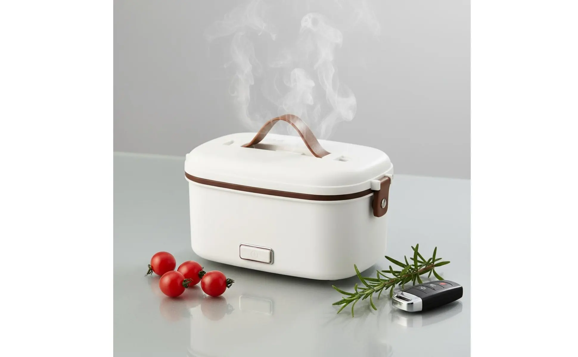 Car Heated Lunch Box Double Use Stainless Steel Heating Lunch Box Portable Food Warmer 3-in-1 Voltage Support Dishwasher Safe