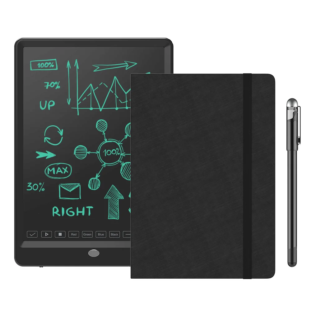 Newyes-Blue Tooth Notebook Digital Caneta Stylus Ativo, caligrafia inteligente, LCD Sync Escrita Tablet Set