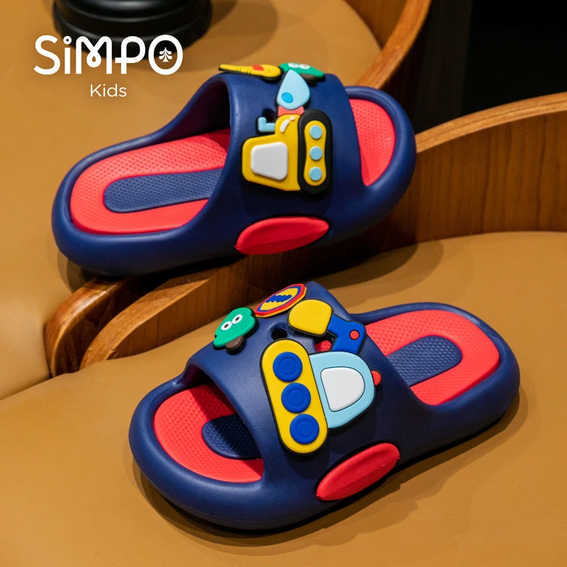 الأولاد حفارة طفل الشرائح لينة وحيد شباشب حمام عدم الانزلاق إيفا صنادل أطفال الفتيان والفتيات النعال الأحذية