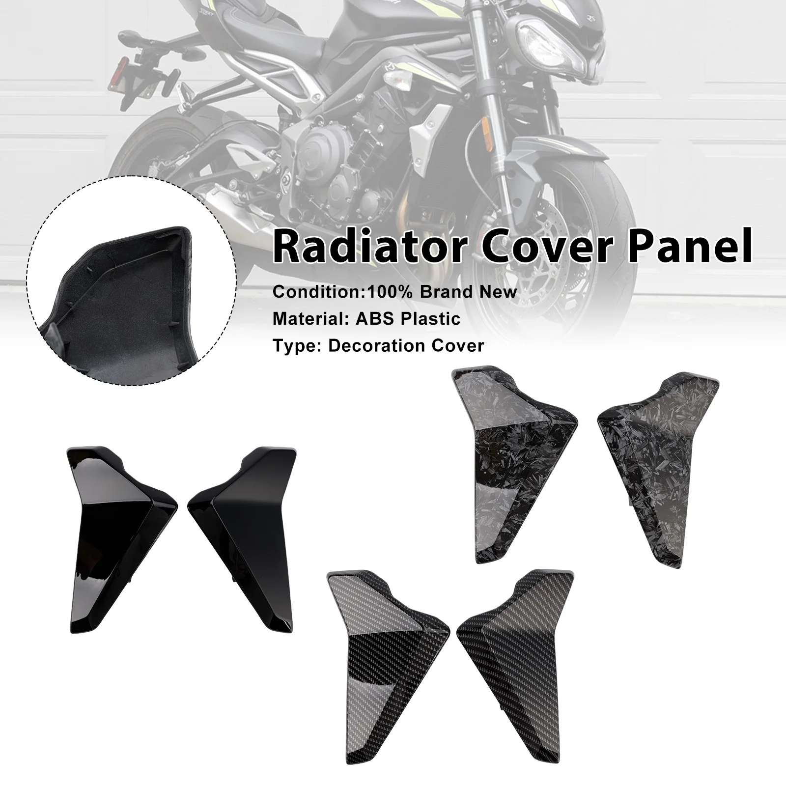 

Боковые накладки на радиатор Topteng для Street Triple 765 R/RS 2023-2025 2024