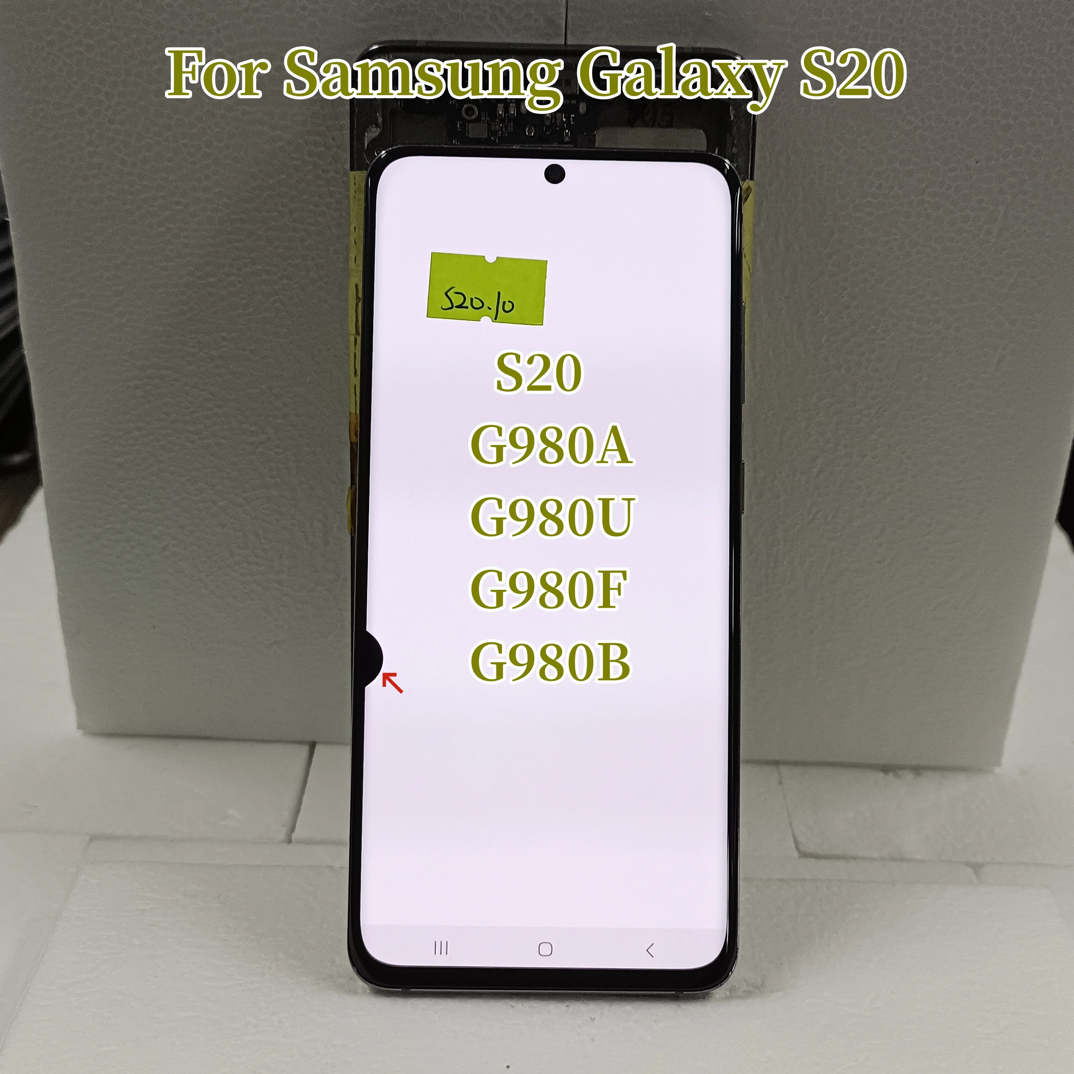 

Super Amoled For Samsung S20 Lcd G980 G980f G980U Lcd Display With Defect Digital Touch Screen Assembly S20 Display S20 Screen