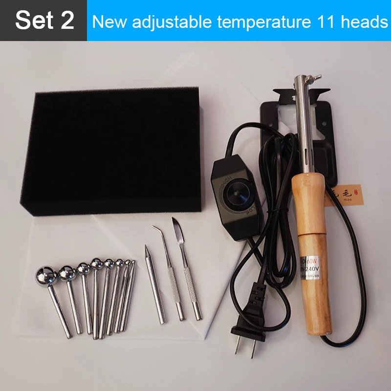 Imagem -03 - Ferro de Solda Faça Você Mesmo Ferramenta para Fazer Flores Artificiais 18 Cabeças 13 Cabeças 11 Cabeças 110v 220v
