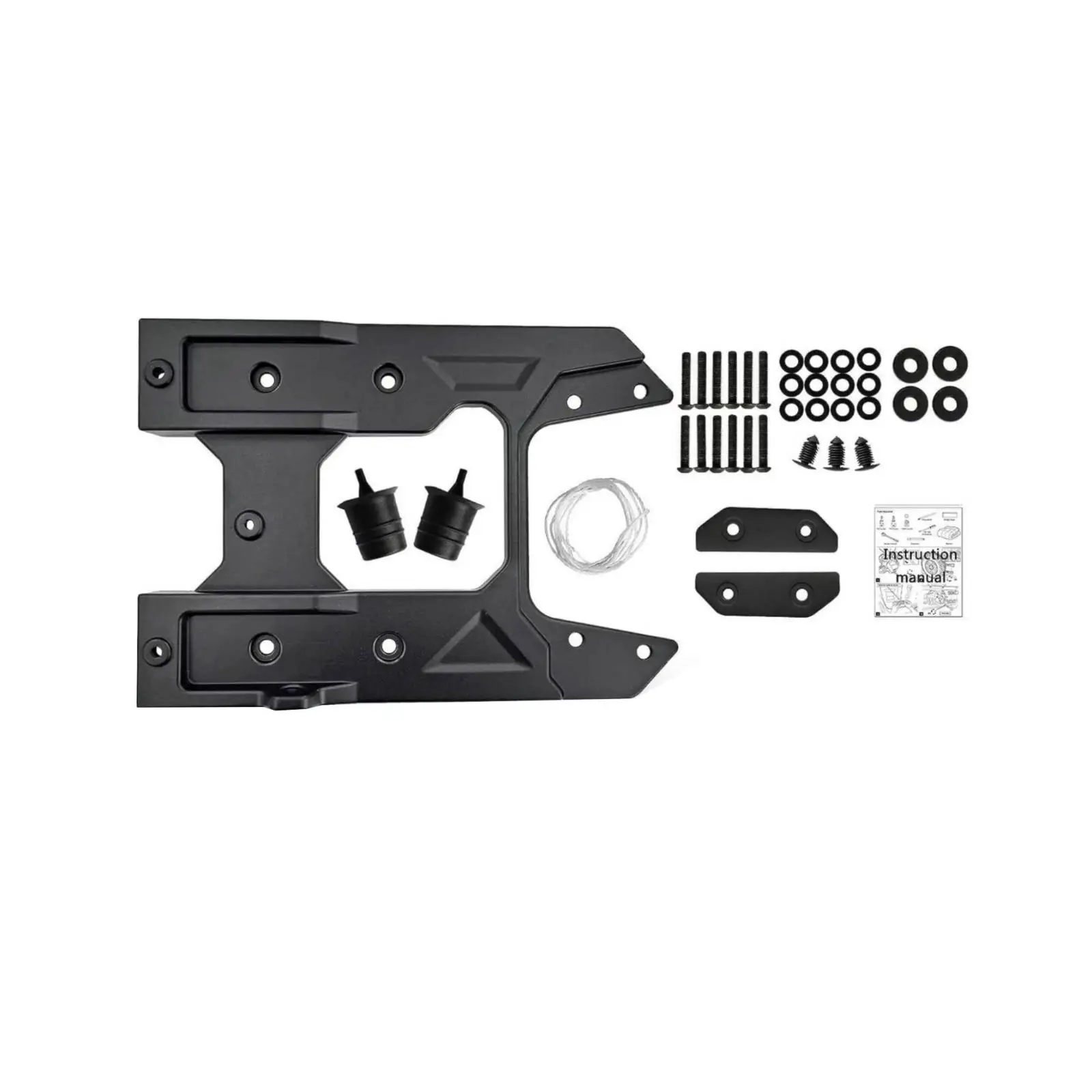 Secure Spare Tire Mounting Bracket for 2018-2021 JL SUV Tailgate Low Profile Style Complete Hardware Kit Included