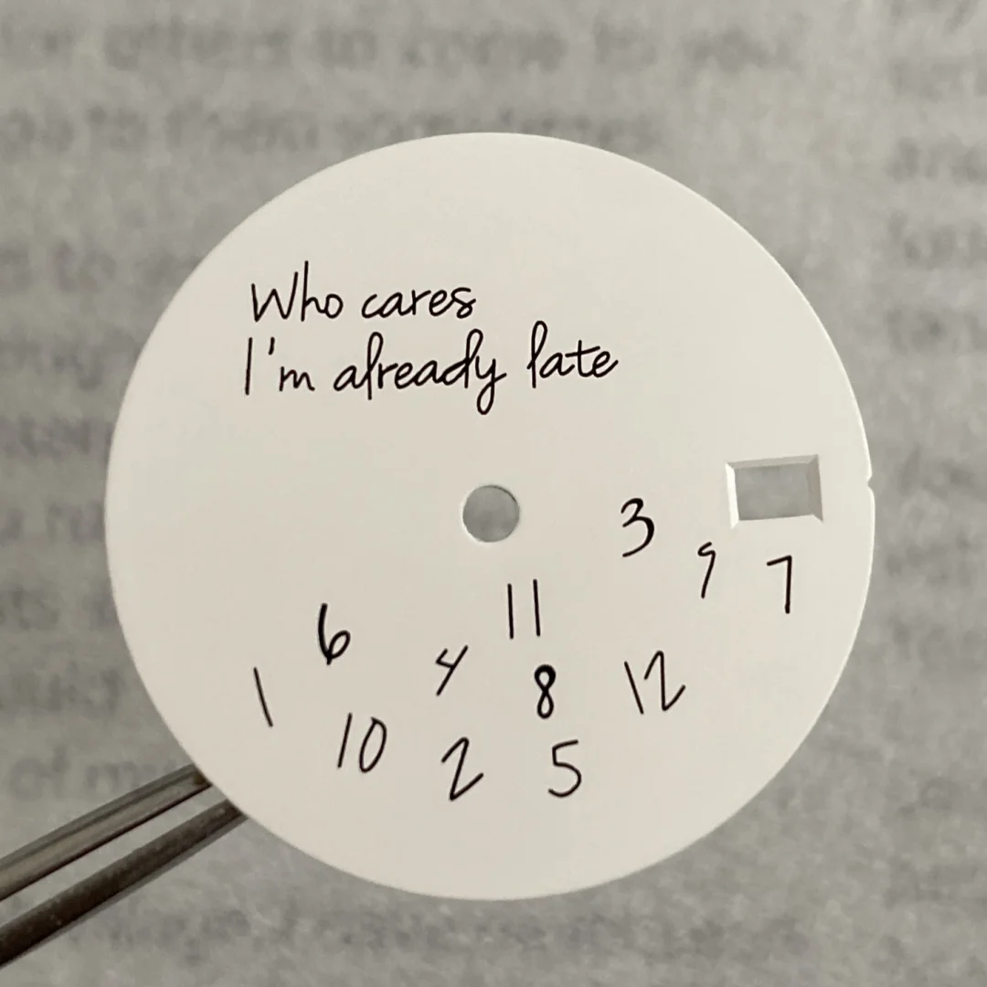 หน้าปัดนาฬิกา DIY 28.5มม. หน้าปัดนาฬิกาที่ปรับเปลี่ยนใหม่เข้ากับการเคลื่อนไหวของ NH35/4R36ที่ใส่ใจมันช้าไปแล้ว