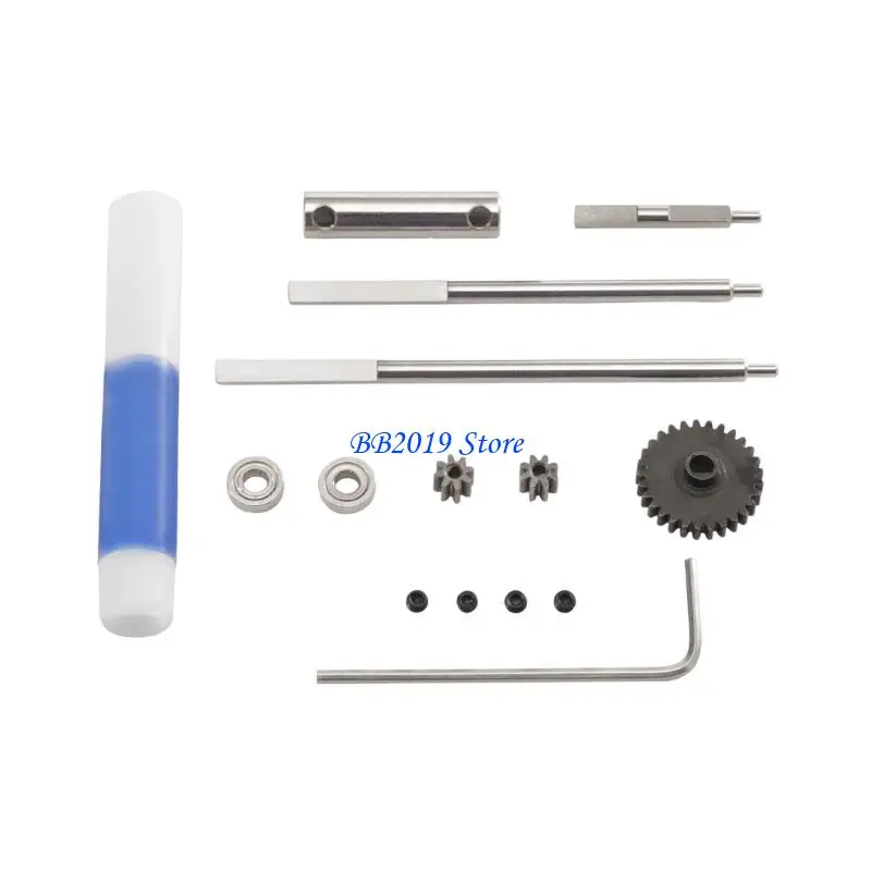 

Q0KB Adjustable Wheelbase Metal Center Axles Easy Install for 1/28 with 96-122mm Enabling Tool Setups