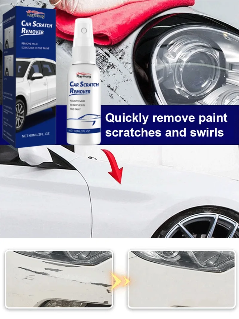 Car Scratch Repair Spray Polishing Care Spray Cleaning Paint Refinishing Refinishing Car Paintwork