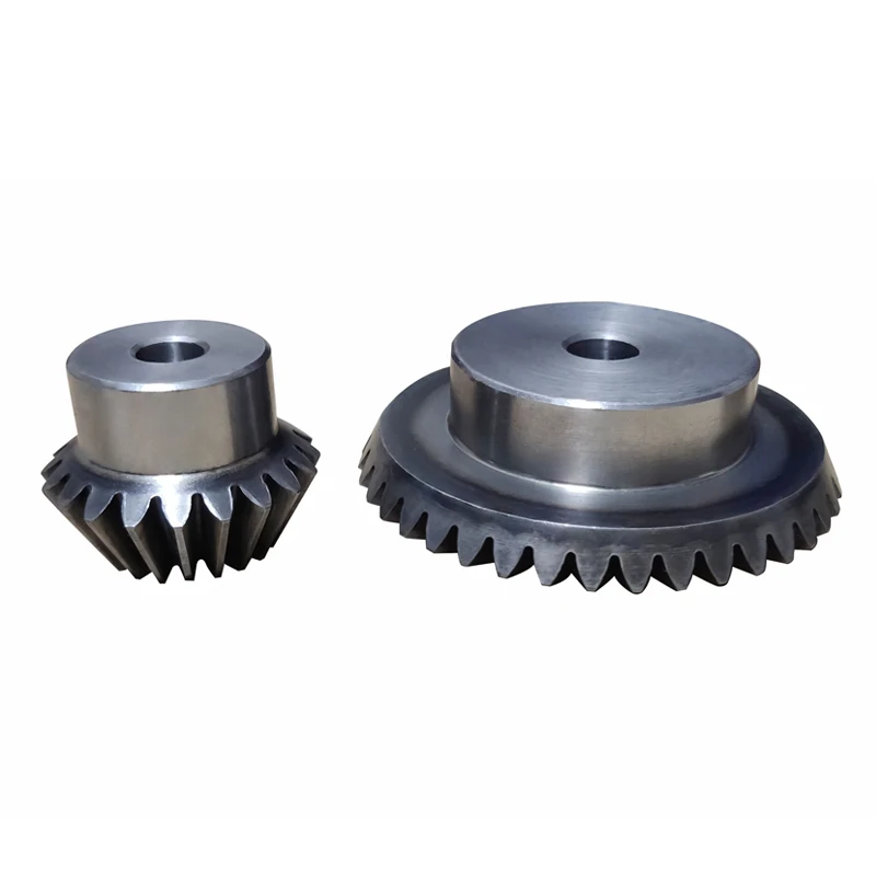 Speed Ratio Bevel Gear 1pair Single 1.5 Module Bevel Gear 1:3/4 15/45 20/60 Teeth with Keyway 45# Steel Bore 5mm-20mm Mechanical