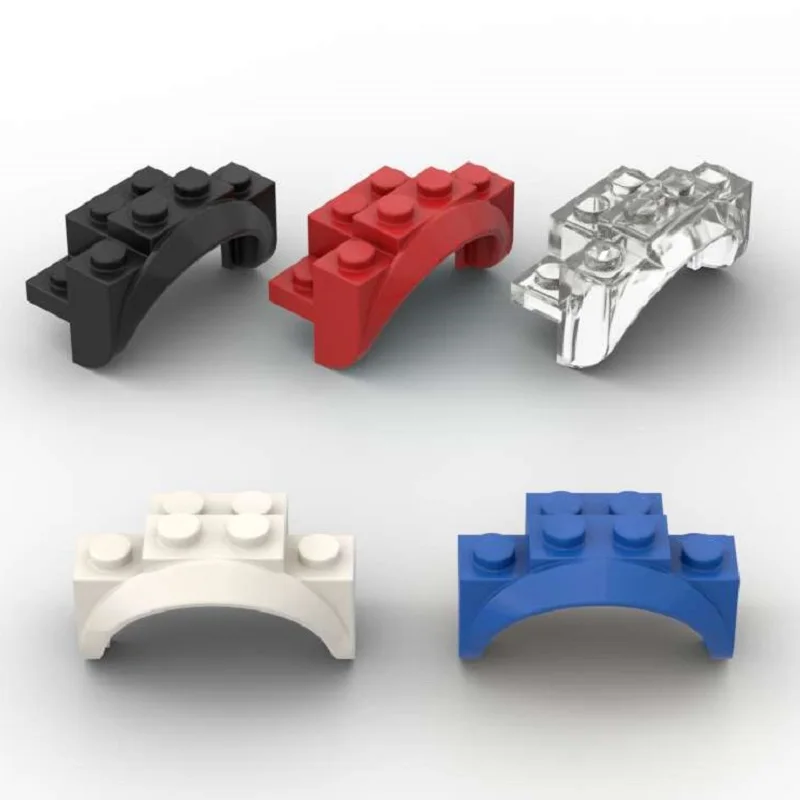 MOC 10PCS Vehicle 35789 With Arch Round  Solid Studs Bricks Mudguard Fender Building Blocks Parts Toy Adults Boys Holiday Gifts