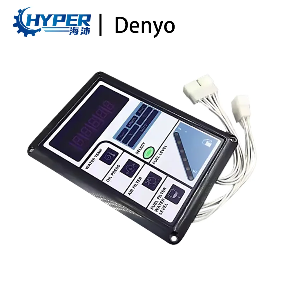 High Quality Denyo Controller Diesel Generator Set Instrument Control Screen Digtal Display 3 Plug 2 Plug for Denyo Generator