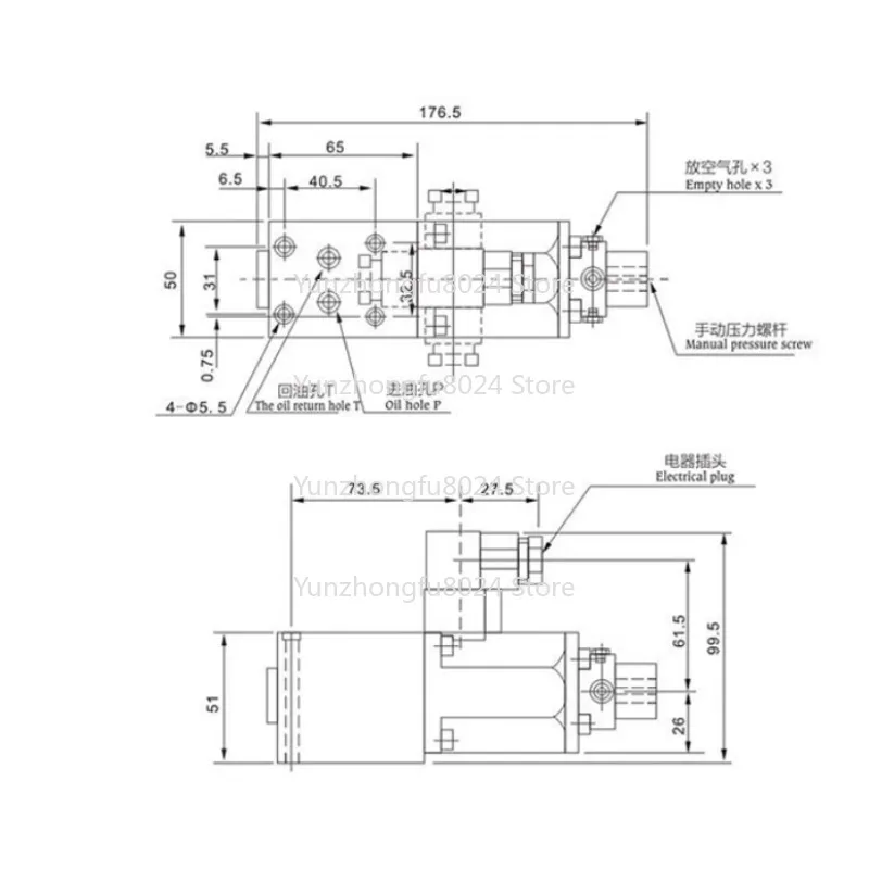 

NEW EDG-01-C/H Electromagnetic Single/Double Proportional Valve Pressure Valve Pressure Head Proportional Valve 250kgf/cm2L/min