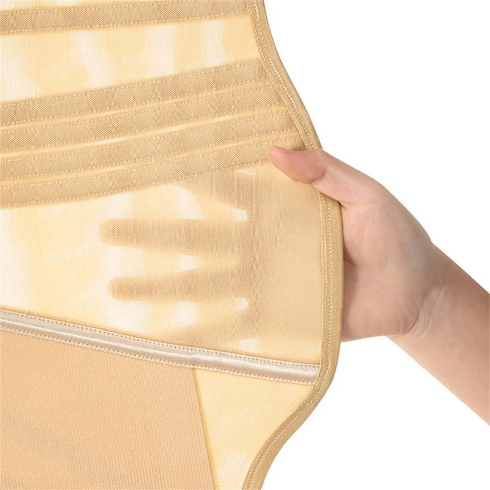 Becirzet Damen-Gürtel Taillentrainer Körperformer Bauchkontrolle Ärmelloses Tanktop Shapewear Damen-Modelliergurt Unterwäsche – Detail 23