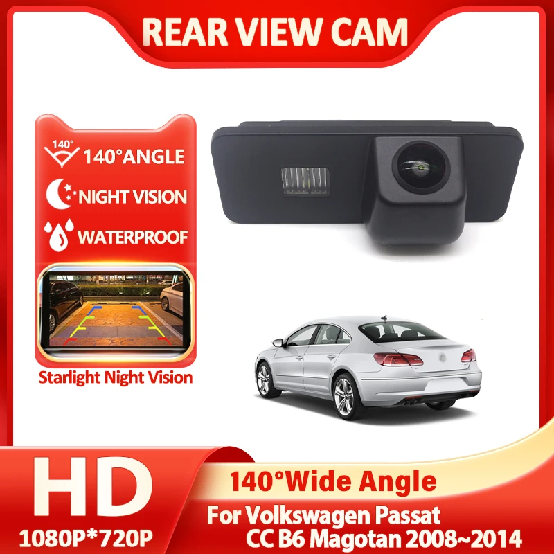 Car Rear View Reverse Backup CAMERA For VW GOLF V 5 SCIROCCO EOS LUPO PASSAT CC POLO(2 Cage) PHAETON BEETLE SEAT VARIANT