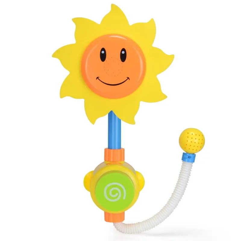 

Baby Funny Water Game Bath Toy Bathing Tub Sunflower Shower Faucet Spray Water Spout Play Swimming Bathroom Bath Toys For Kids