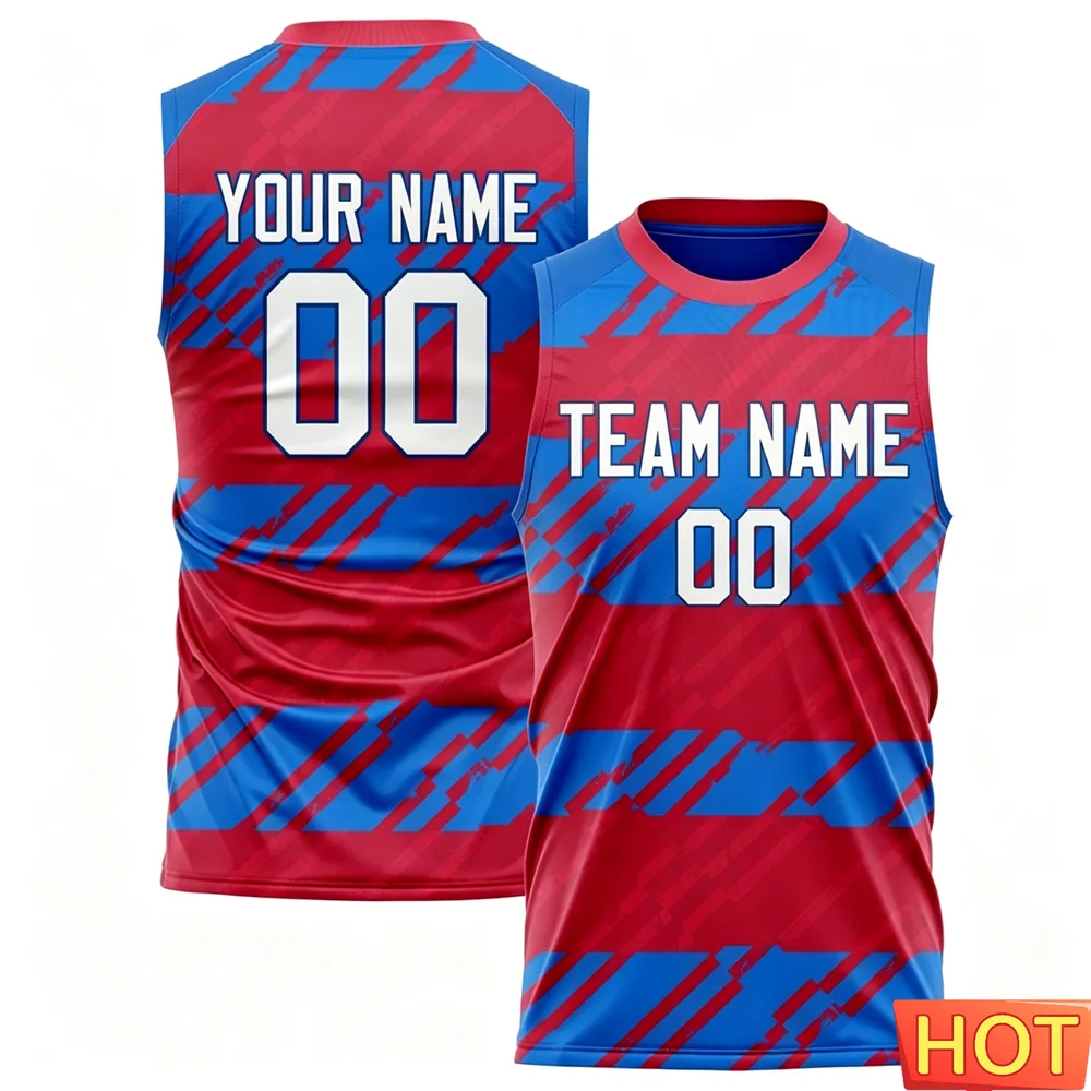 Basketball team jersey Custom Name Team Soccer Football Jersey Summer Men Tshirt Harajuku Tops Men's Training Sports vest tops
