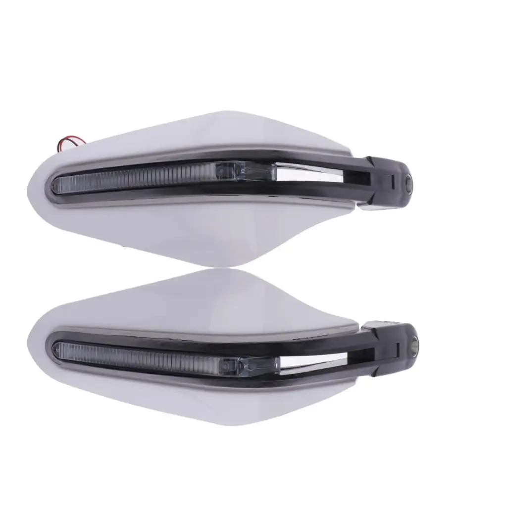 

ABS Motorcycle Hand Guards LED Protective Handlebar Cover for Universal Motocross Cuffs