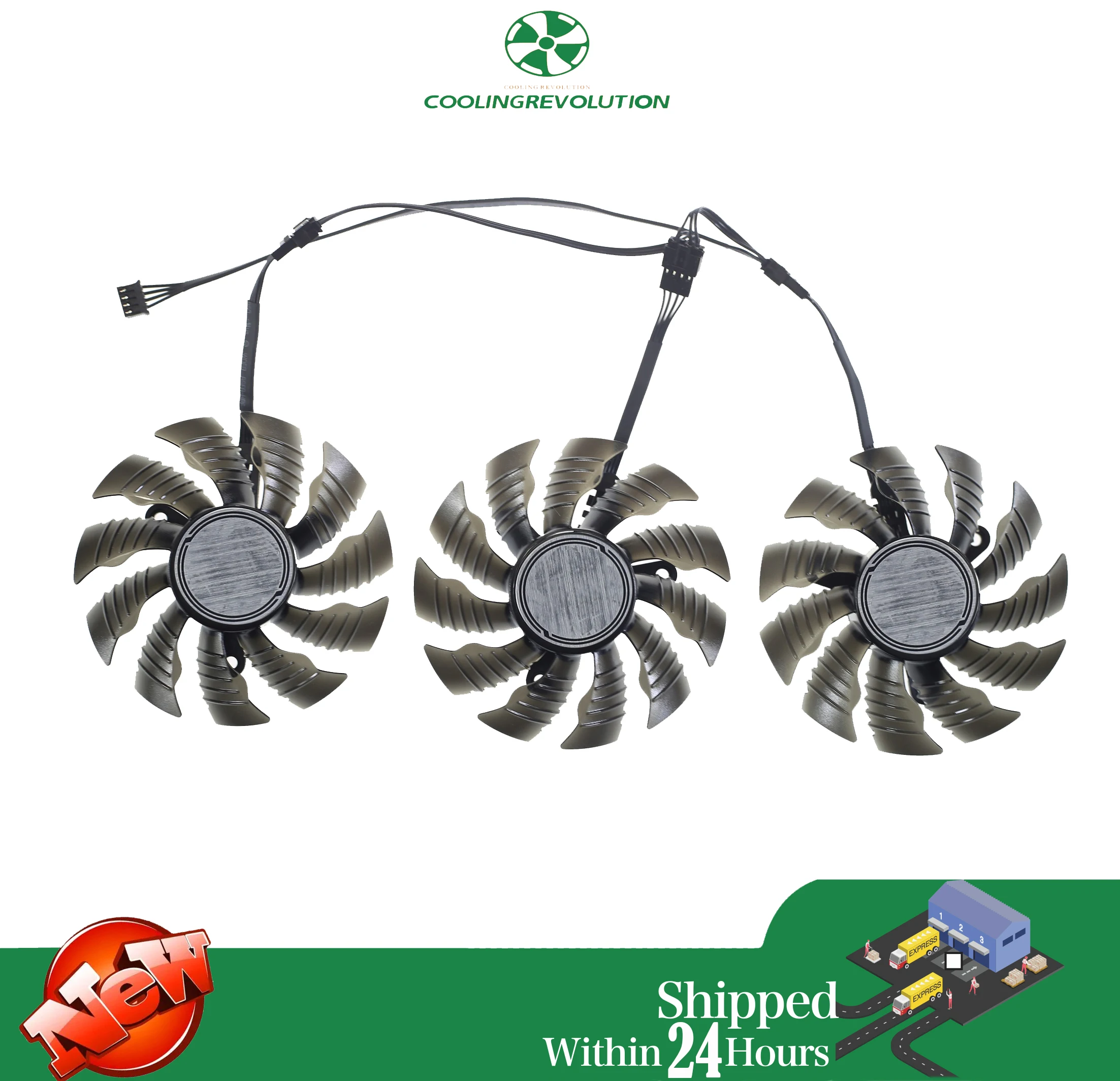 3PCS/Set 82MM PLA09215S12H T128015SU GPU Cooler Graphics Card Fans For GIGABYTE RX 6800 6900 XT GAMING Video