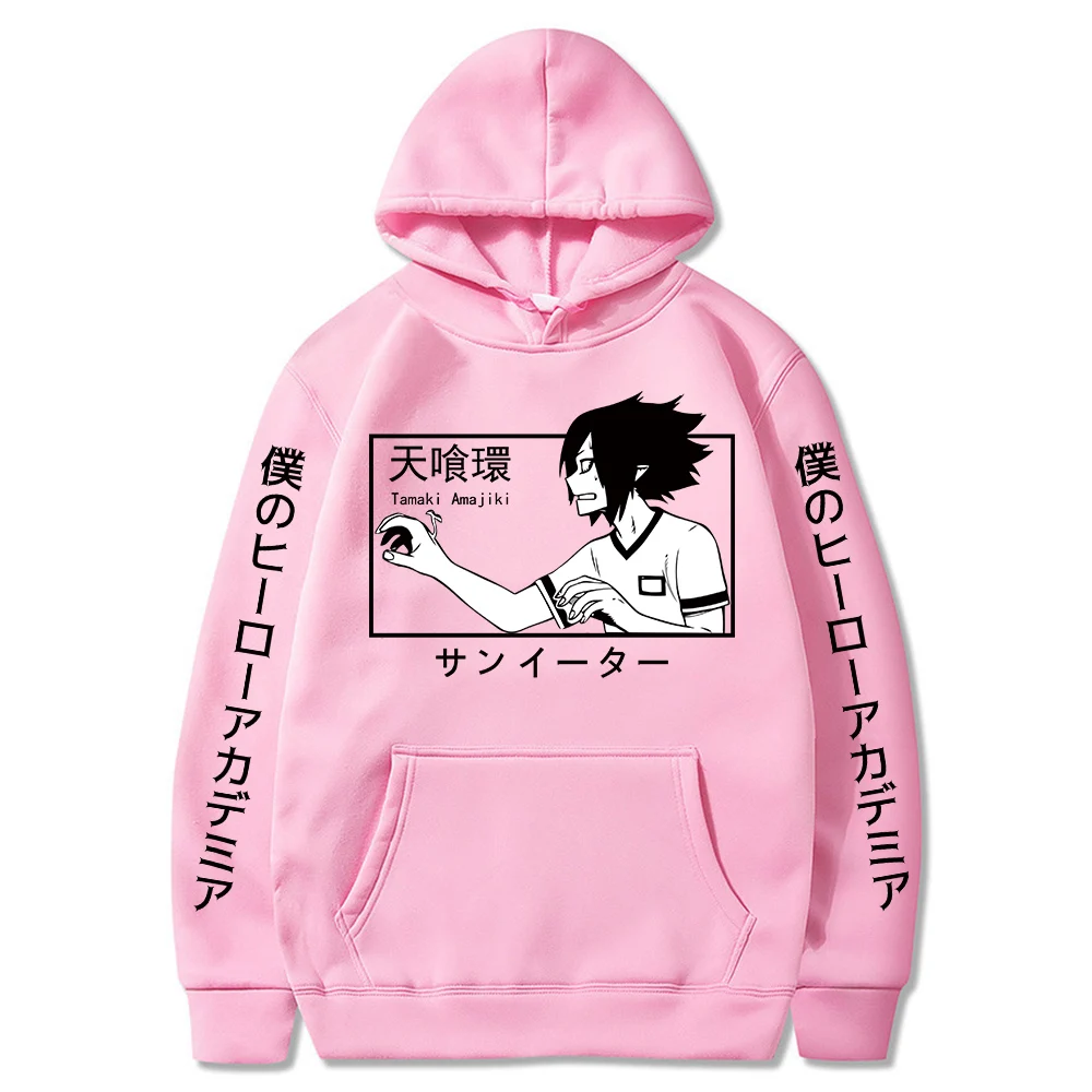 Tamaki Amajiki Anime Clothes My Hero Academia Men Women Casual Hoodies Manga Trendy Harrajuku Sweatshirt Male Oversized Pullover