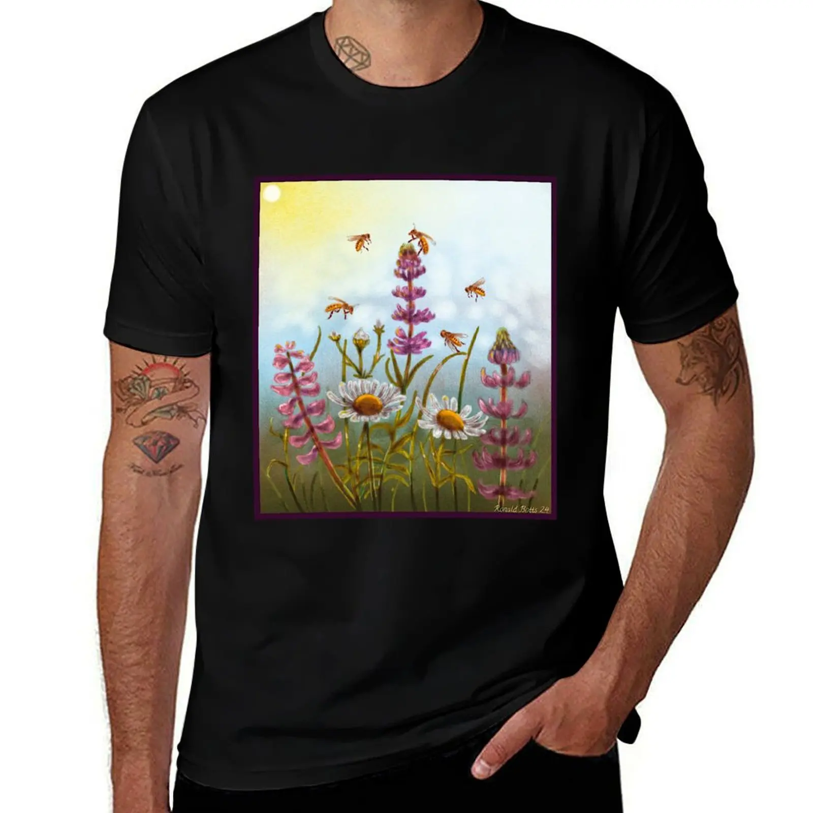 T-shirt Spring Splendor, t-shirt essentiel de couleur unie