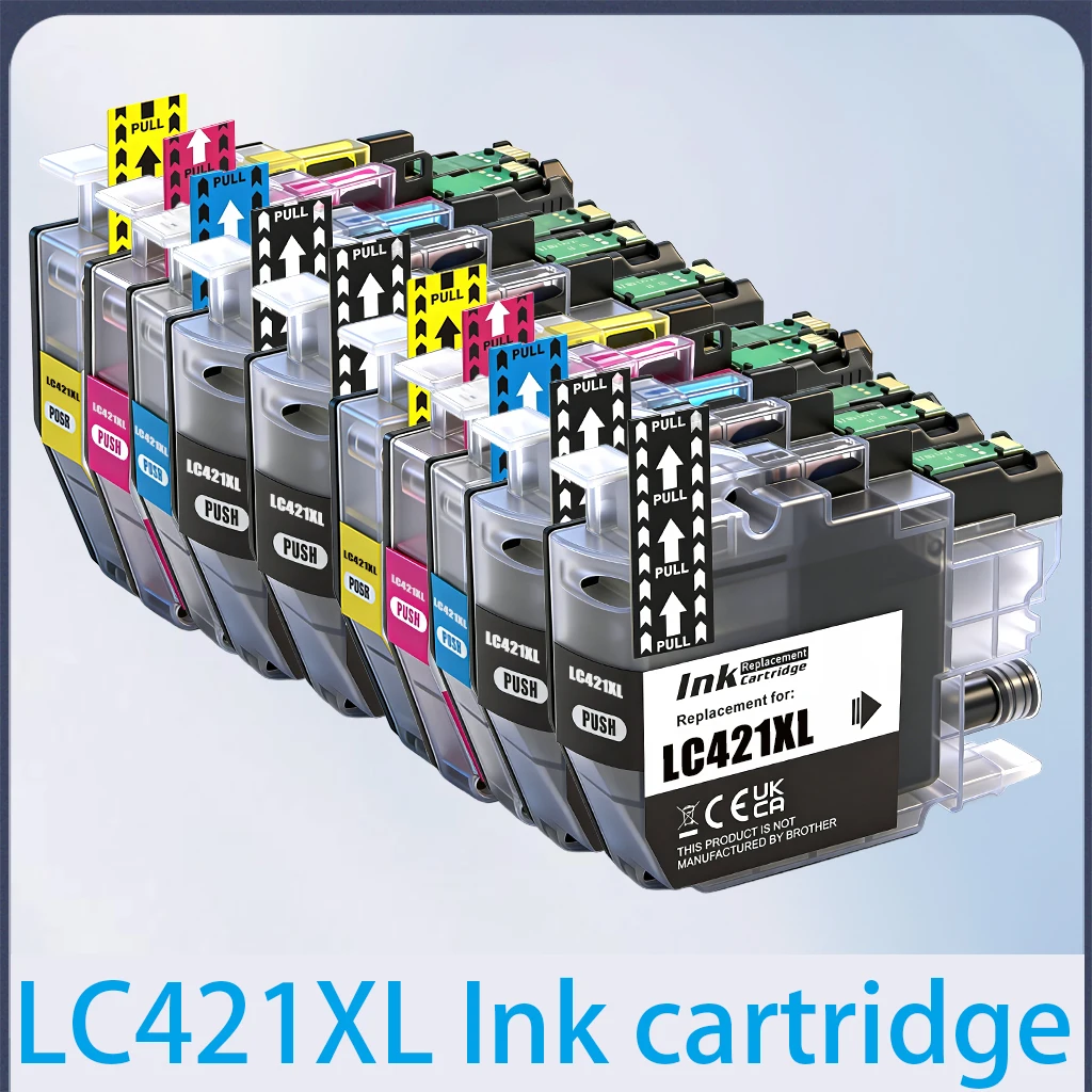 For Brother LC-421 LC421XL LC421 Ink Cartridge Compatible For Brother DCP-J1050DW DCP-J1140DW DCP-J1800DW MFC-J1010DW Printer