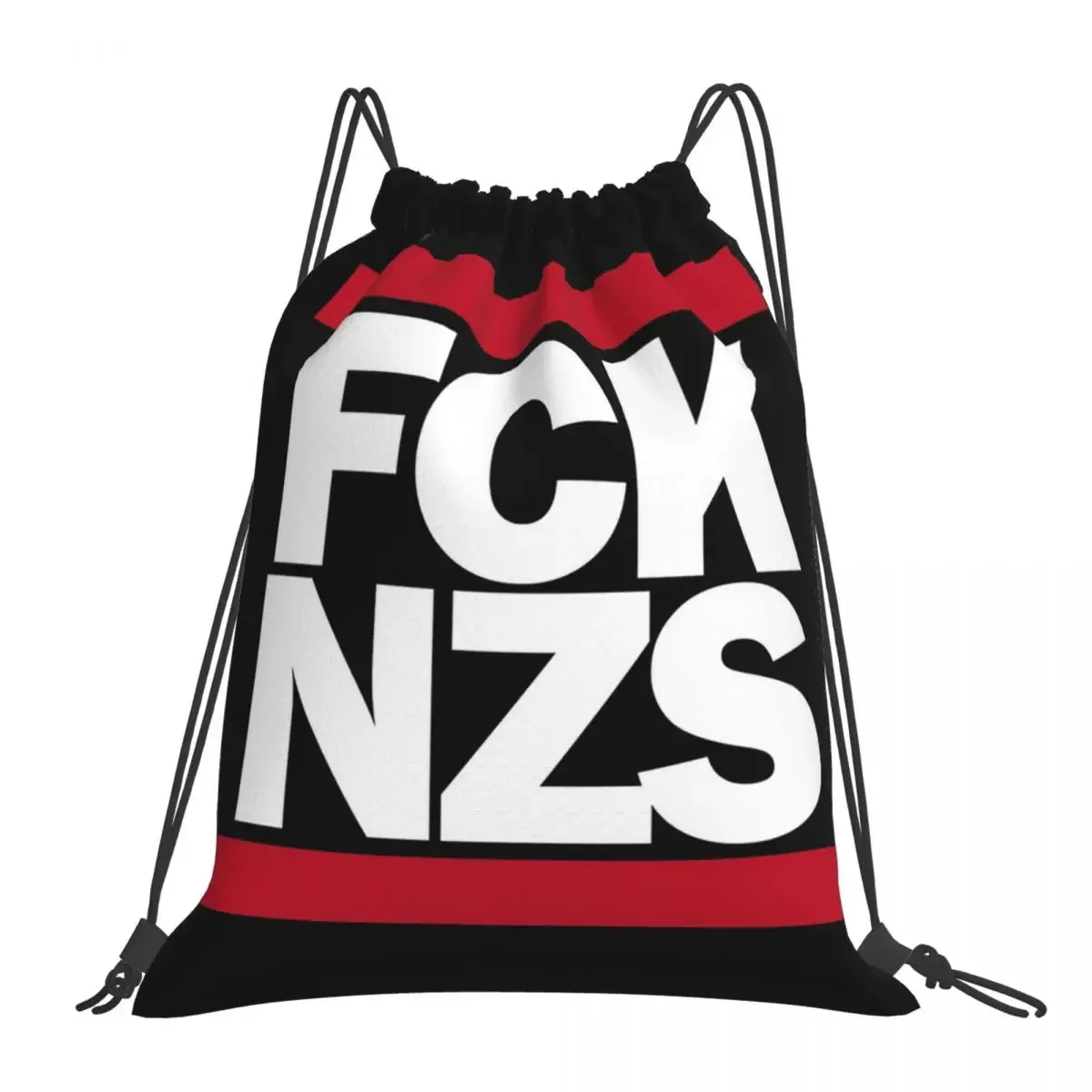 Fck Nzs Backpacks Fashion Portable Drawstring Bags Drawstring Bundle Pocket Shoes Bag BookBag For Travel School