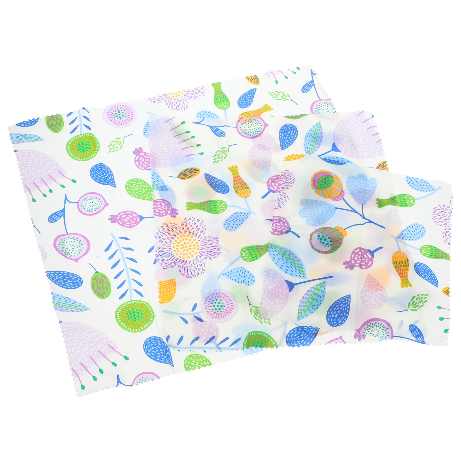 

3Pcs Reusable Beeswax Wrap Set Food Wrap Cloth for Bowls Sandwiches Fruits Vegetables Preservation
