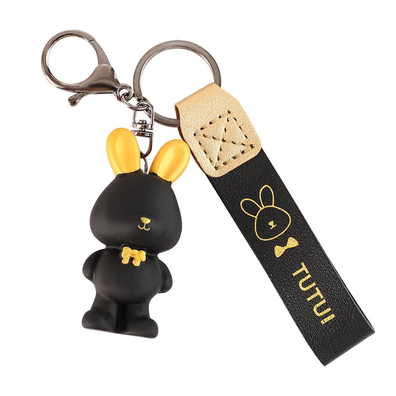 miniso Keychain, little white rabbit pendant, couple bag pendant, exquisite gift, key chain pendant