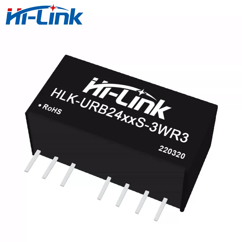 Hi-Link URB2405S-3WR3 URB2403/09/12/15/24S-3WR3 DC to DC 24V to 3.3V/5V/9V//12V/15V/24V Isolation Voltage Power Module Converter