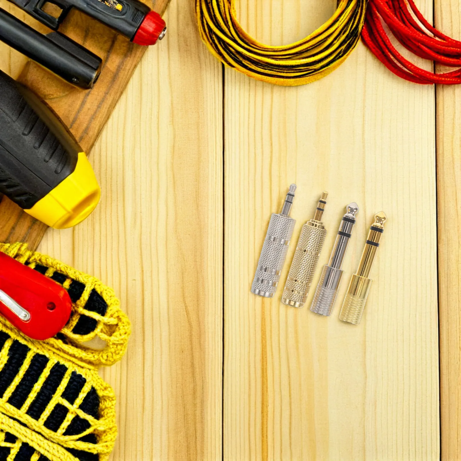 Adaptador de audio para micrófono Jack Conector Convertidor Cable Equipo Interfaz de conversión Audios Microfonos