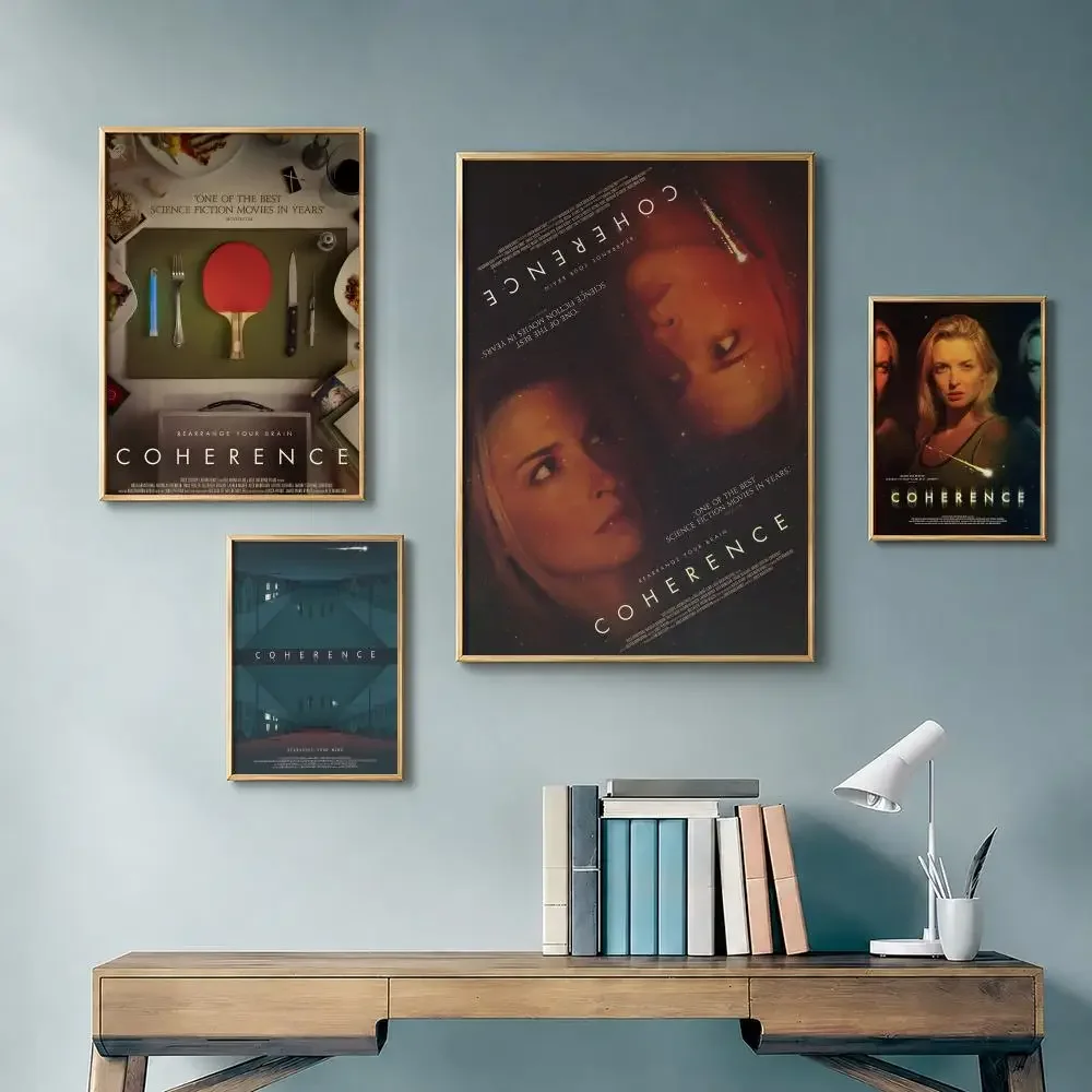 Sci-Fi Movie C-CoherenceS Poster Vintage Retro Anime Poster Stickers Peel and Stick Wall Art Home Decor