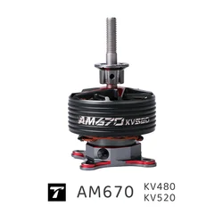 AM670 T-MOTOR KV480 KV520 AM Series Brushless Motor Light weight for Fixed Wing Drone 3D Freestyle Flight Drone Parts